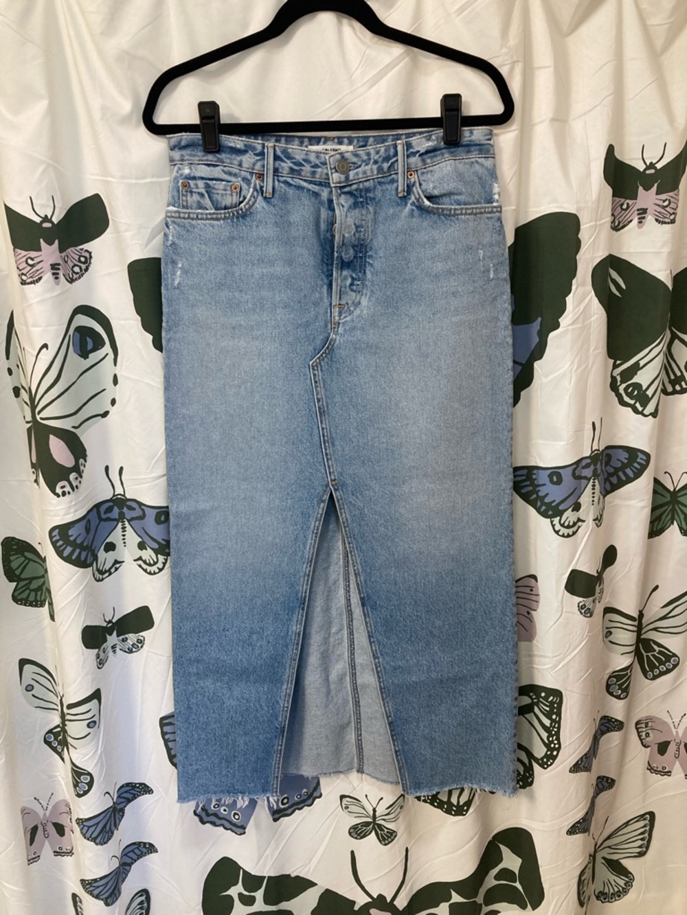 Grlfrnd ‘Isla’ denim skirt